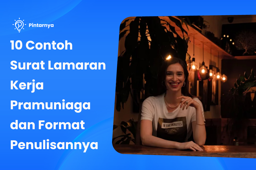 contoh surat lamaran kerja pramuniaga